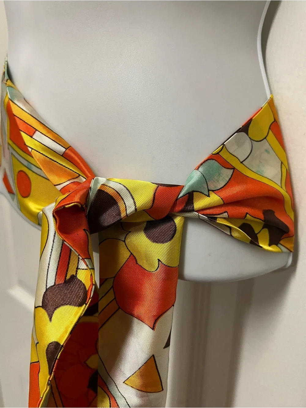 UNBRANDED Geometric Style Sash Scarf